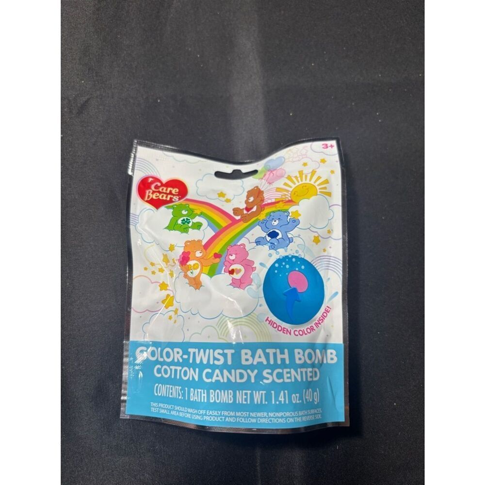 New Care Bears Color-Twist Cotton Candy Scented Bath Bomb